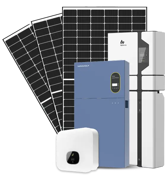 Solar panels on a roof